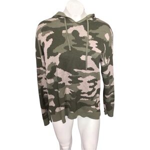 Rachel Zoe Olive and Beige Camouflage Hoodie
